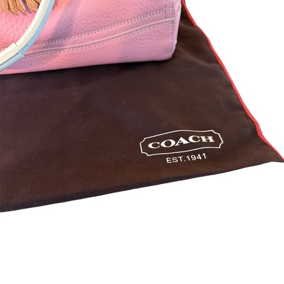 LEATHER Vintage Coach Hampton Carryall - Picture 4 of 11